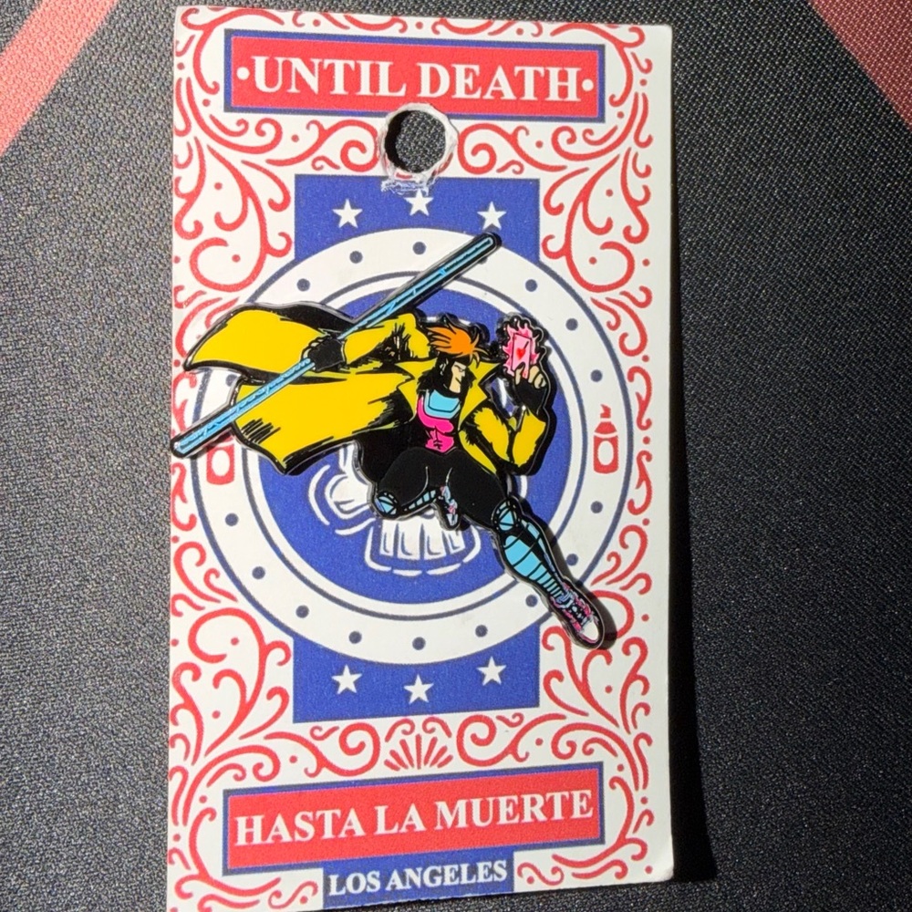 Marvel X-Men Gambit Enamel Pin
